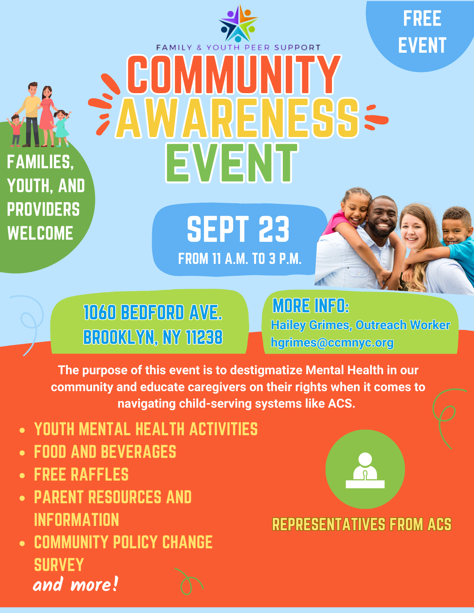 2023-Community Awareness Event Sept 23 2023
