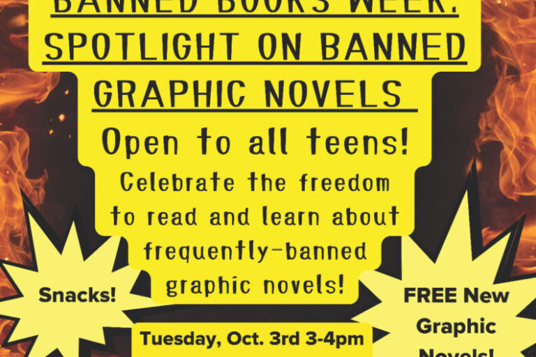 2023-MIDWOOD LIBRARY BANNED BOOKS WEEK SPOTLIGHT ON BANNED GRAPHIC NOVELS