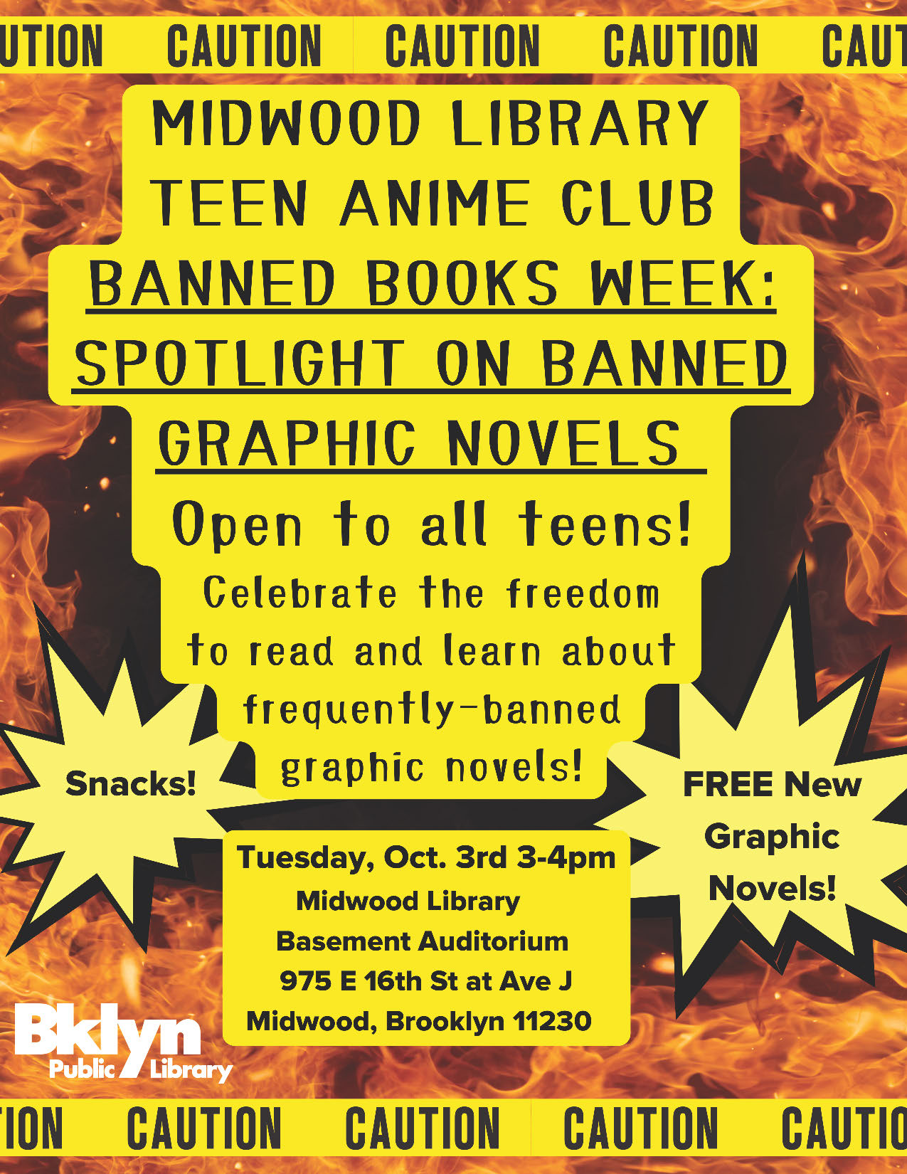 2023-MIDWOOD LIBRARY BANNED BOOKS WEEK SPOTLIGHT ON BANNED GRAPHIC NOVELS