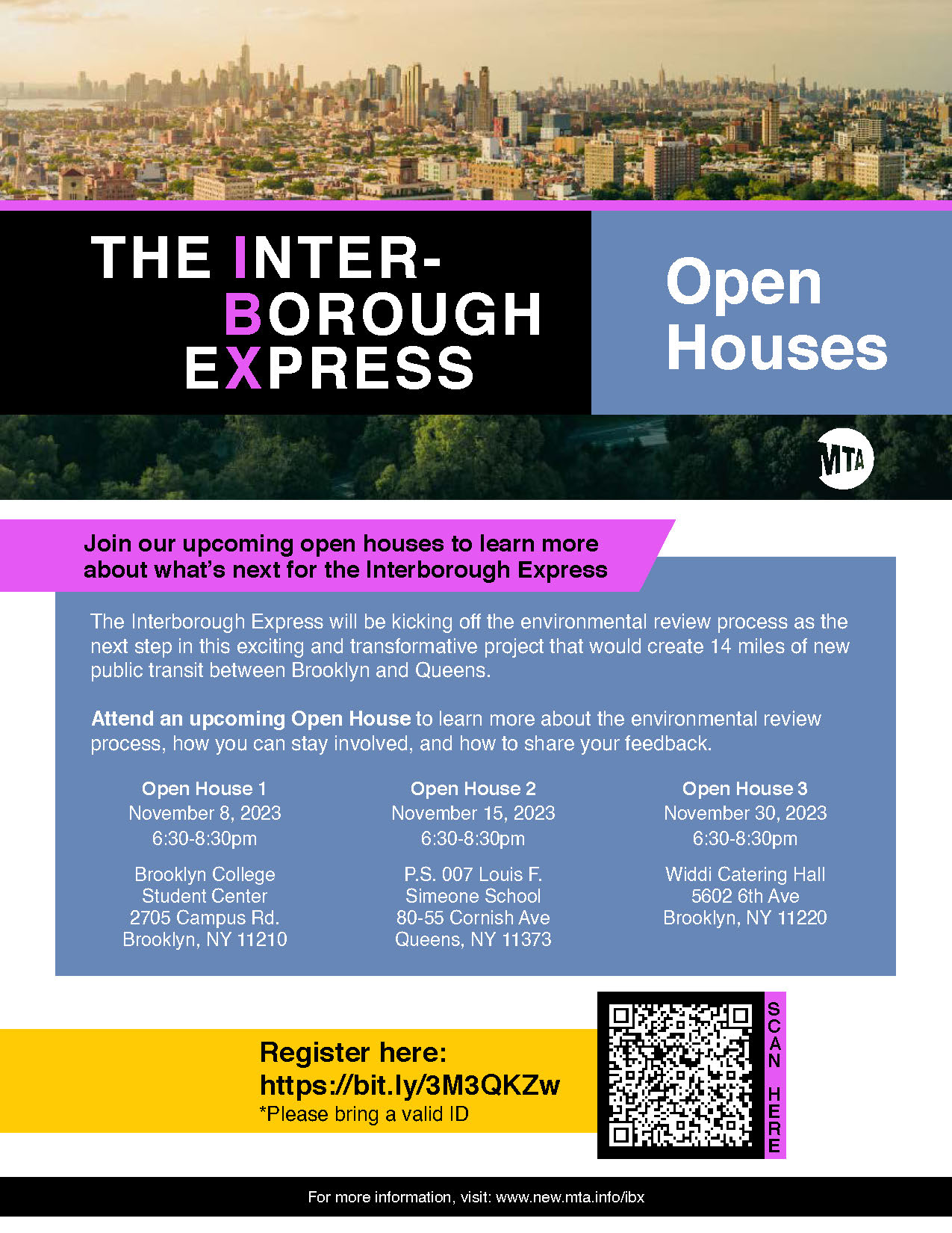 2023-MTA IBX Open House Flyer English