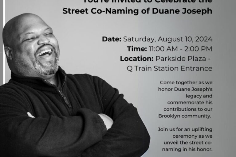 2024-08-10-Duane Joseph Plaza Flyer