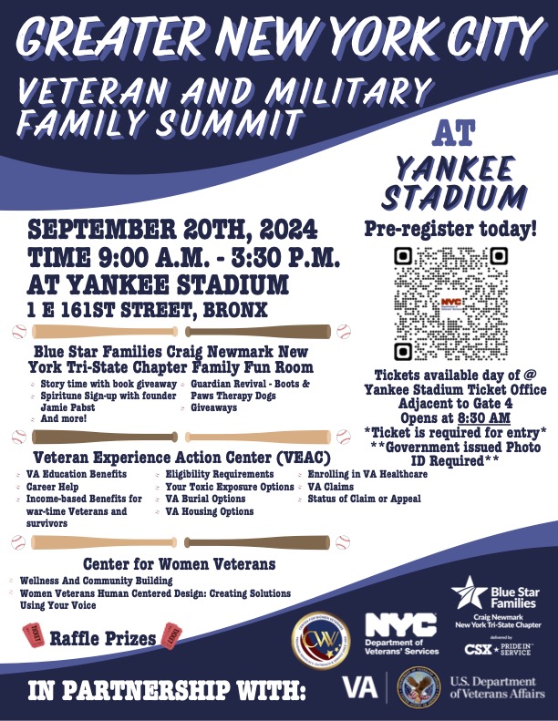 2024-Greater NYC Veteran & Military Family Yankees Summit Flyer