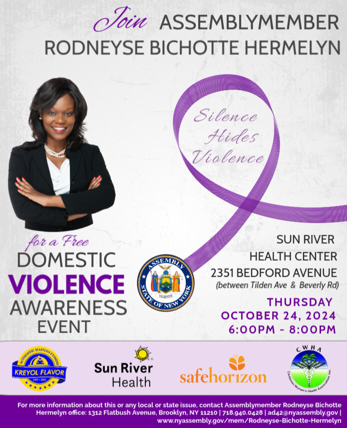 2024-REVISED Assemblymember Rodneyse Bichotte Hermelyn Domestic Violence Awareness Event