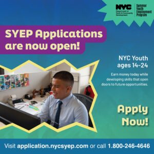 Apply for Summer Youth Employment (SYEP) 2025 - DEADLINE EXTENDED ...