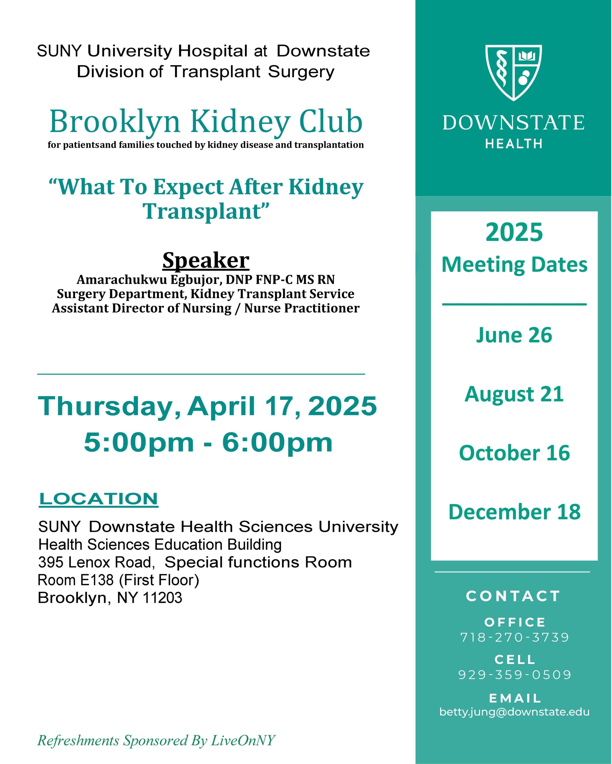 2025-Brooklyn Kidney Flyer-Revised 2025-April