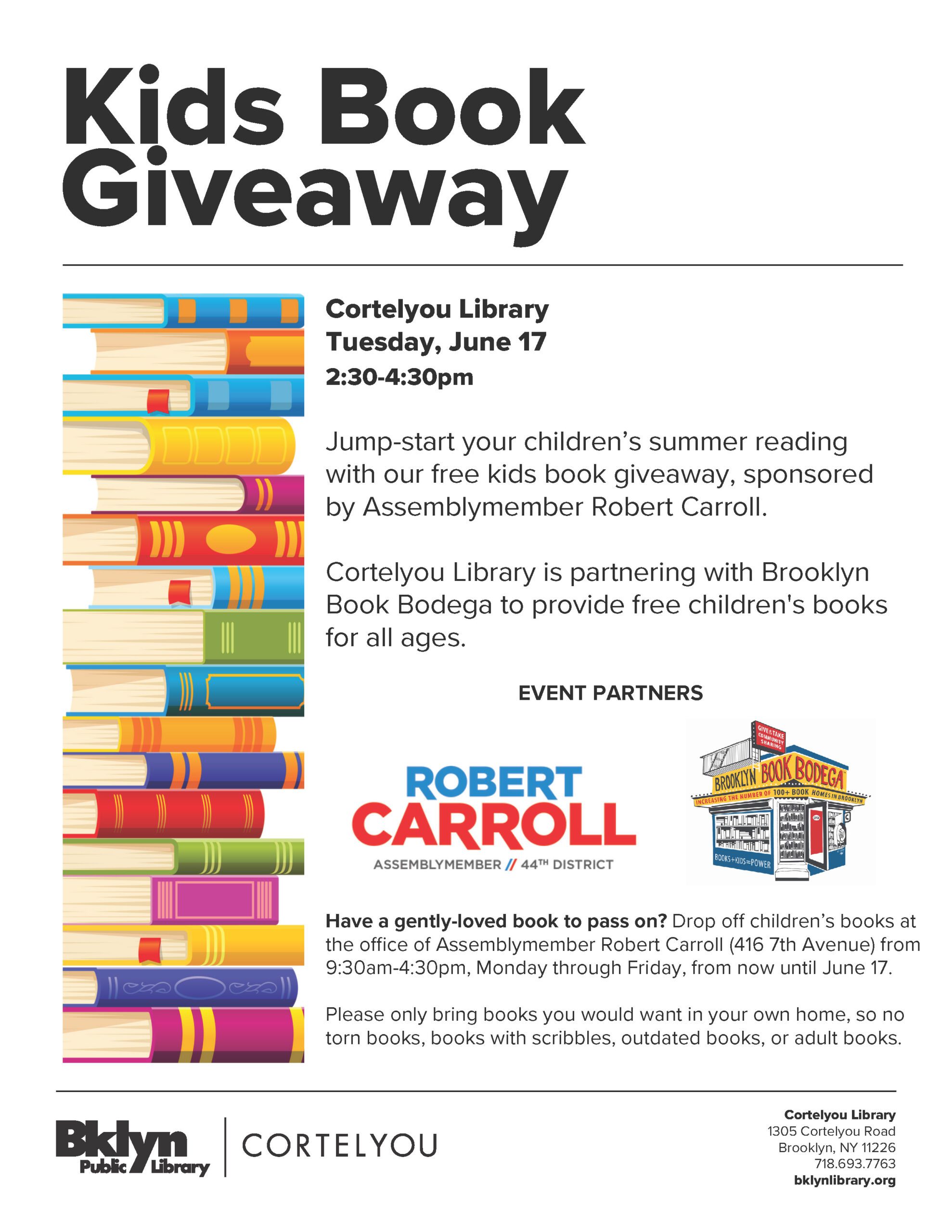 2025-Cortelyou-Library-book-giveaway-V3
