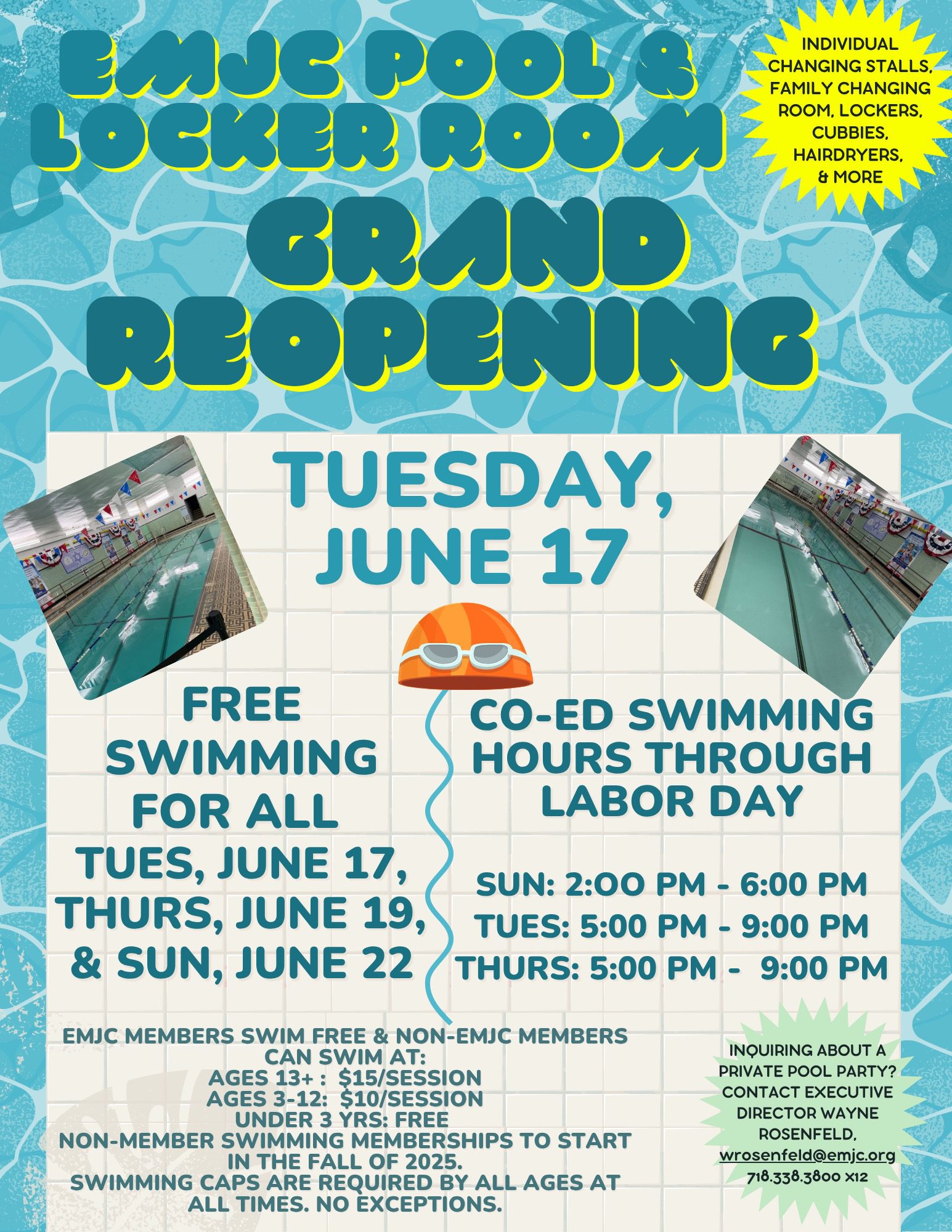 EMJC Pool Reopening flyer - 1
