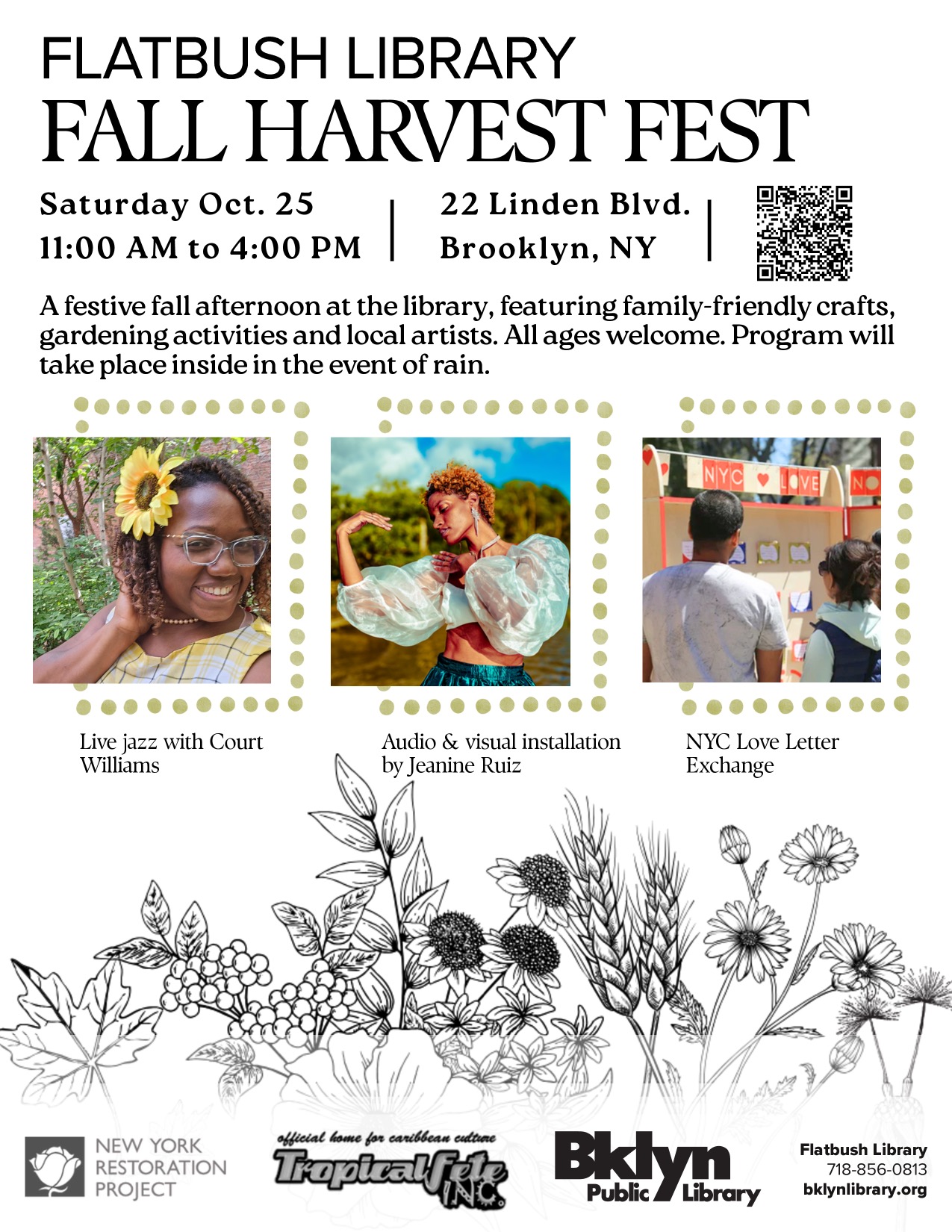 2025-Flatbush Library Fall Harvest Fest