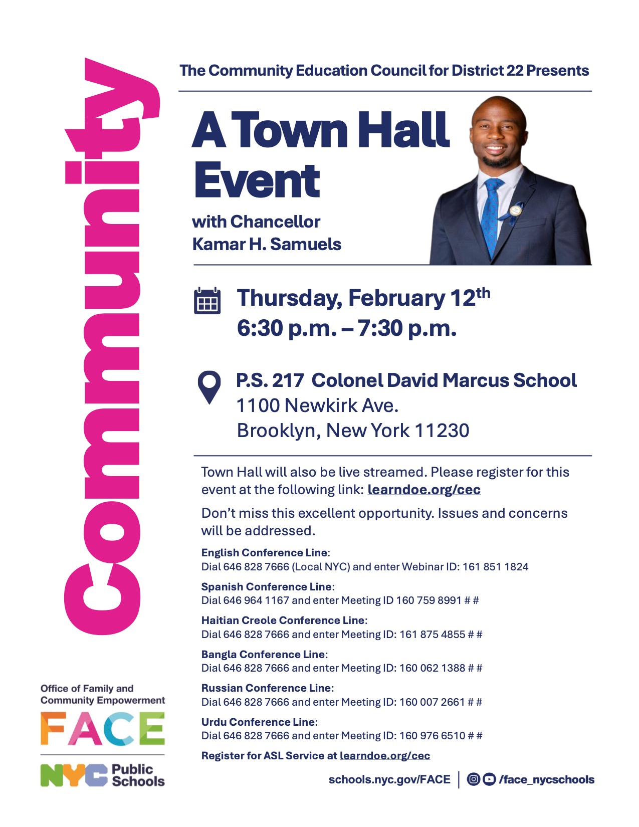 2026-CEC22 Town Hall Flyer