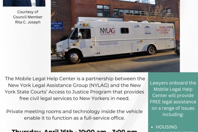 NYLAG Van 2023 - 2024 Flyers - March NYLAG VAN