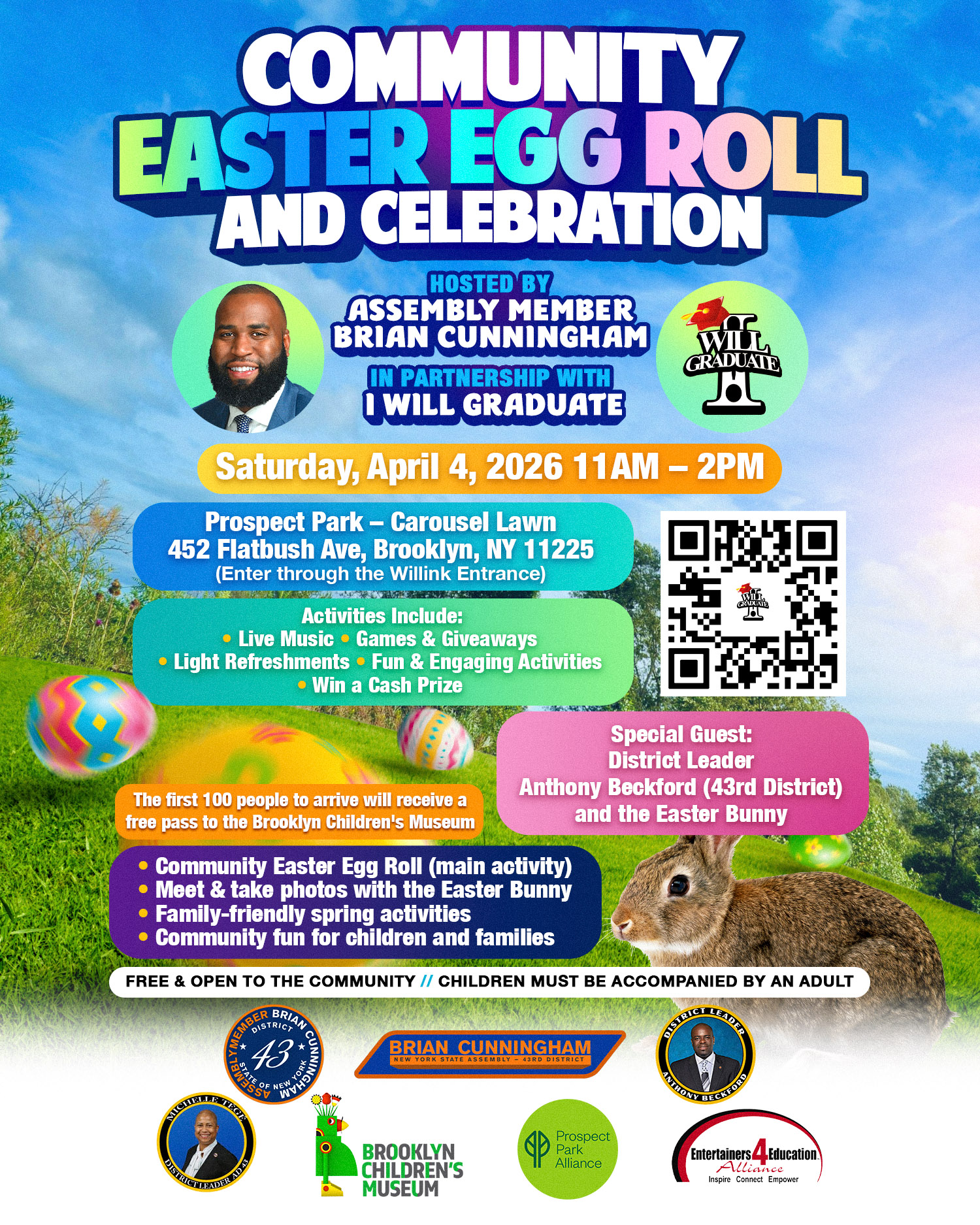 2026-Community Easter Egg Roll & Celebration - Flyer